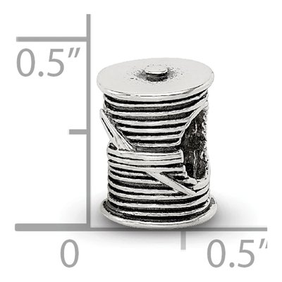 Sterling Silver Thread Needle Bead – view 7