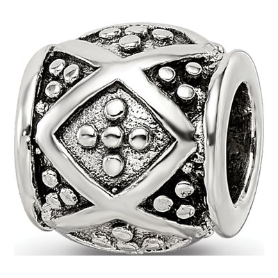 Sterling Silver Bali Dots Bead