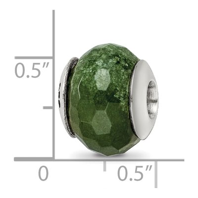 Sterling Silver Prasiolite Bead – view 7