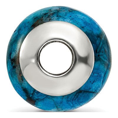 Sterling Silver Agate Crazy Lace Bead – view 4