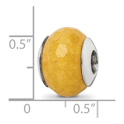Sterling Silver Quartz Bead – view 6