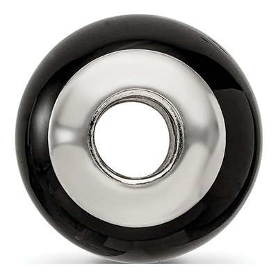 Sterling Silver Agate Bead – view 4