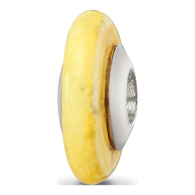 Sterling Silver Magnesite Bead