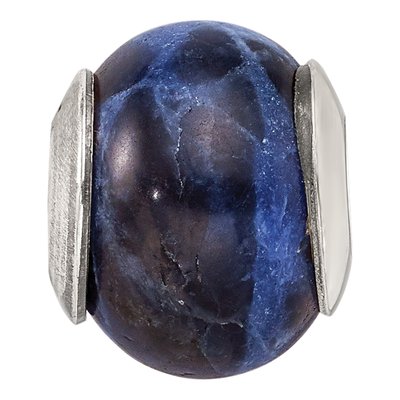Sterling Silver Sodalite Bead – view 5