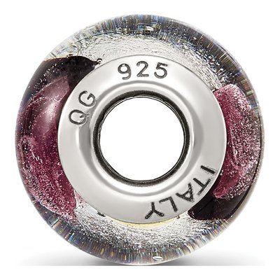 Sterling Silver Murano Glass Bead – view 4