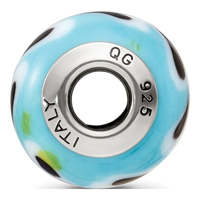 Sterling Silver Murano Glass Bead – view 4