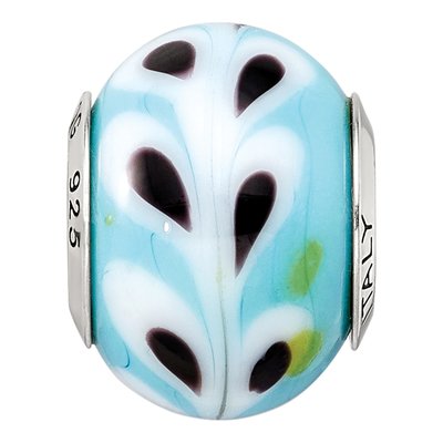 Sterling Silver Murano Glass Bead – view 6