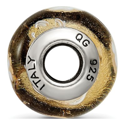 Sterling Silver Murano Glass Flower Bead – view 7