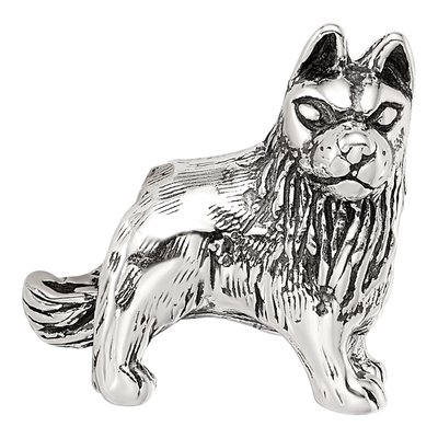 Sterling Silver German Shepherd Bead – view 5