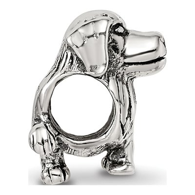 Sterling Silver Golden Retriever Bead – view 4