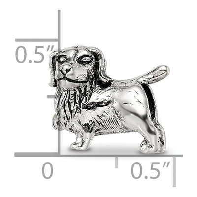 Sterling Silver Golden Retriever Bead – view 6