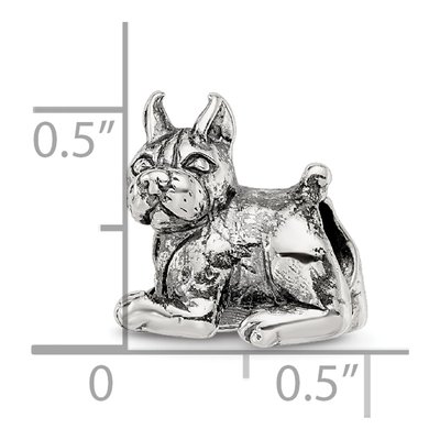 Sterling Silver Boxer Bead – view 6