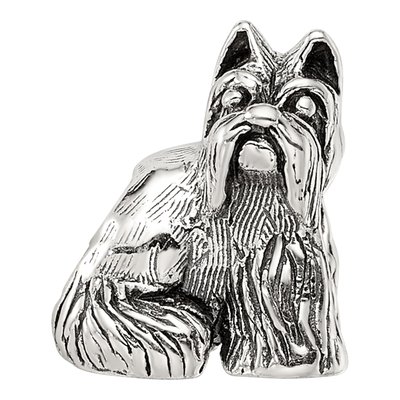 Sterling Silver Miniature Schnauzer Bead – view 5
