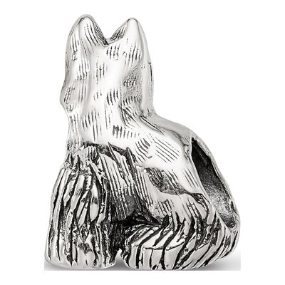 Sterling Silver Miniature Schnauzer Bead – view 7