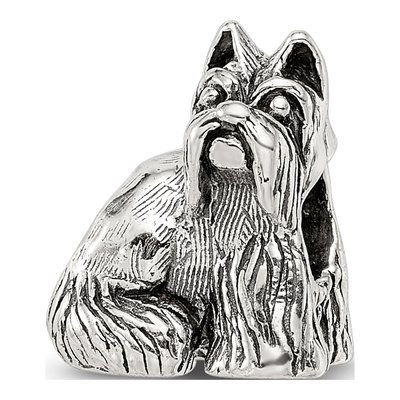 Sterling Silver Miniature Schnauzer Bead