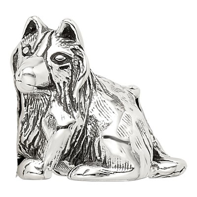 Sterling Silver Shetland Sheepdog Bead – view 5