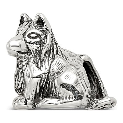 Sterling Silver Shetland Sheepdog Bead