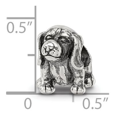 Sterling Silver Beagle Bead – view 6