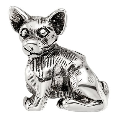 Sterling Silver Chihuahua Bead – view 5