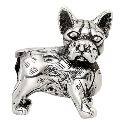 Sterling Silver Boston Terrier Bead – view 5