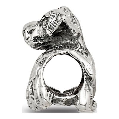 Sterling Silver Labrador Retriever Bead – view 4