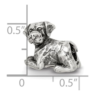 Sterling Silver Labrador Retriever Bead – view 5