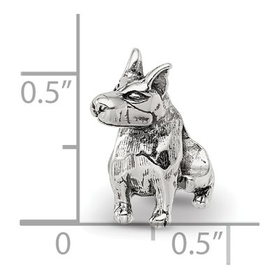 Sterling Silver Doberman Pinscher Bead – view 6