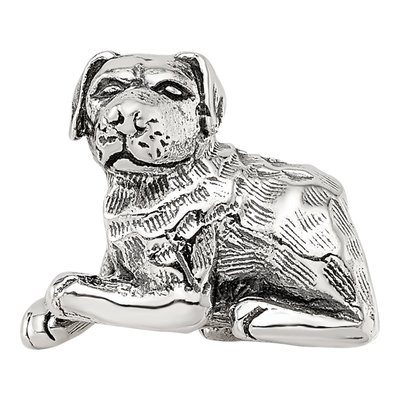 Sterling Silver Rottweiler Bead – view 5