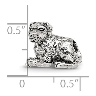 Sterling Silver Rottweiler Bead – view 7