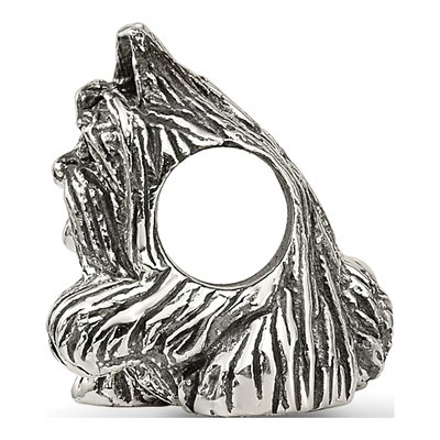 Sterling Silver Yorkshire Terrier Bead – view 4