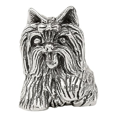 Sterling Silver Yorkshire Terrier Bead – view 5