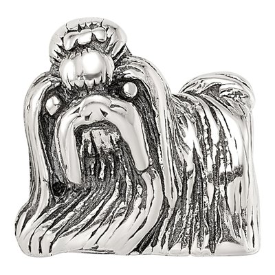 Sterling Silver Shih Tzu Bead – view 5
