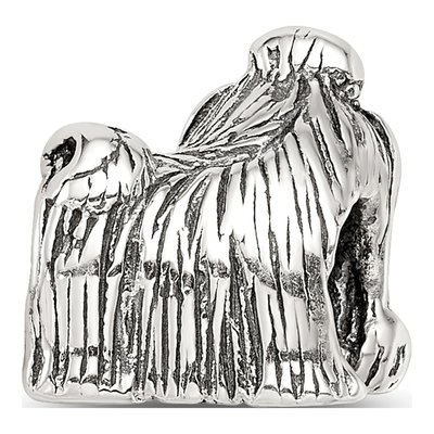 Sterling Silver Shih Tzu Bead – view 8