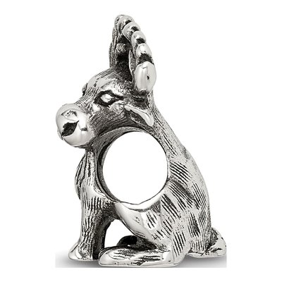 Sterling Silver Moose Bead – view 4