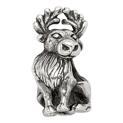 Sterling Silver Moose Bead – view 5