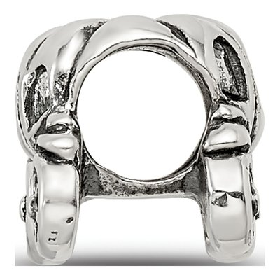 Sterling Silver Pumpkin Carriage Bead – view 4
