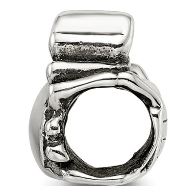 Sterling Silver Crab Bead – view 2