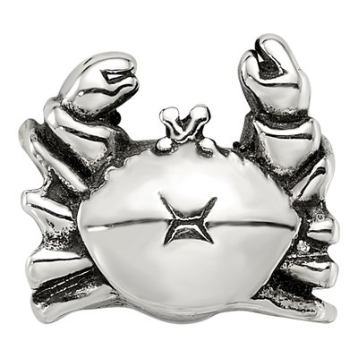 Sterling Silver Crab Bead – view 4