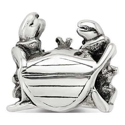 Sterling Silver Crab Bead – view 5