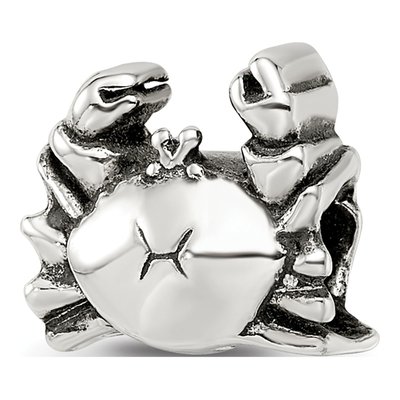 Sterling Silver Crab Bead