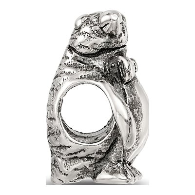 Sterling Silver Penguin Bead – view 4