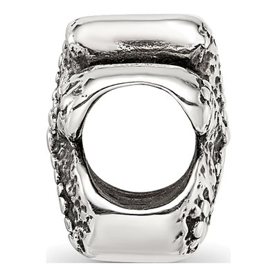 Sterling Silver Starfish Bead – view 4