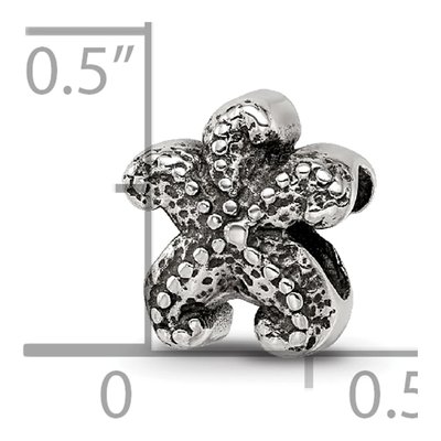 Sterling Silver Starfish Bead – view 6