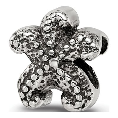 Sterling Silver Starfish Bead