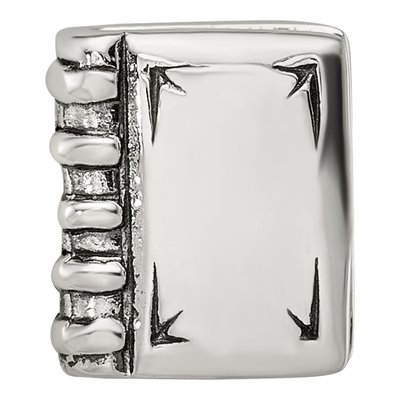 Sterling Silver Book Bead – view 5