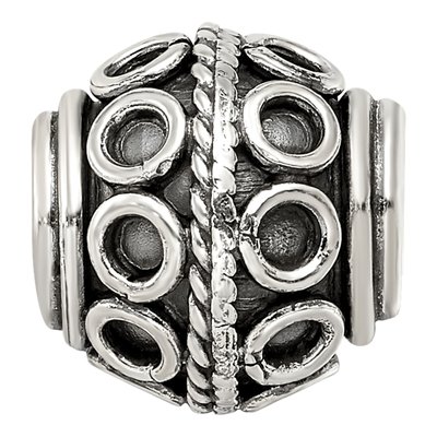 Sterling Silver Bali Bead – view 4