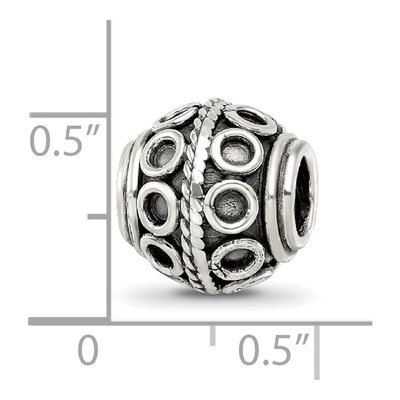 Sterling Silver Bali Bead – view 5