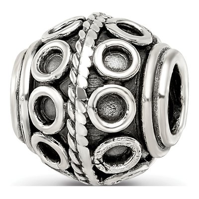 Sterling Silver Bali Bead