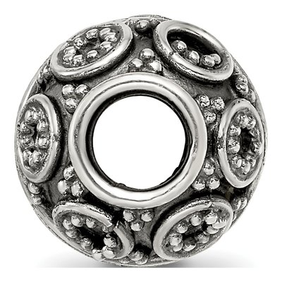 Sterling Silver Bali Bead – view 3