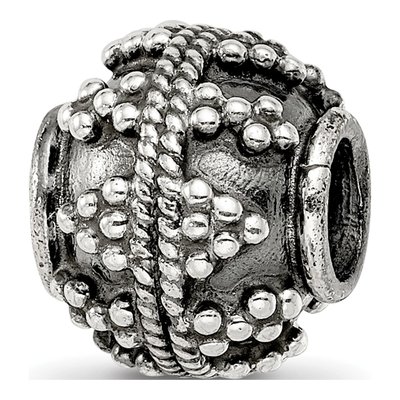 Sterling Silver Bali Bead